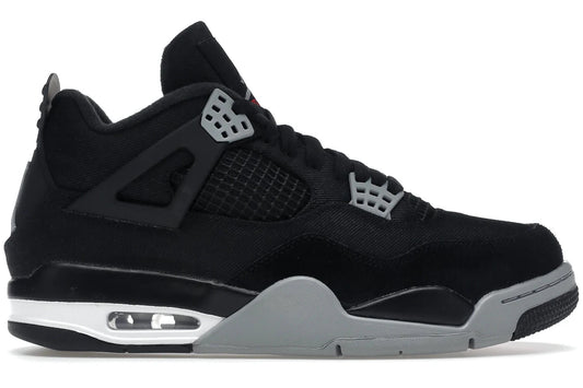 Jordan 4 Black Canvas