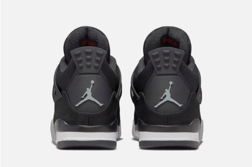 Jordan 4 Black Canvas