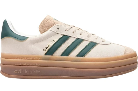 Adidas Gazelle Bold Beige Collegiate Green